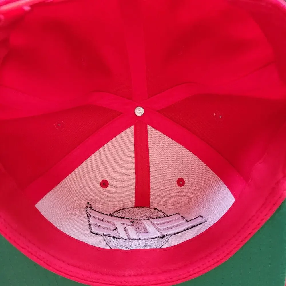 ELITE TURNER Hat Cap Red One Size Adjustable Embroidery Custom Car Show Events